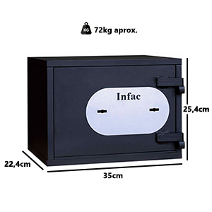 Armero Arma Corta INFAC SC200, Grado III, (2 Armas Cortas)