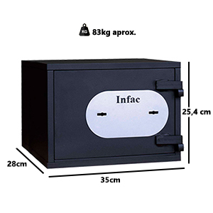 Armero Arma Corta INFAC SC300, Grado III, (3 Armas Cortas)